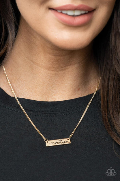 Joy Of Motherhood Gold Necklace - Jewelry by Bretta