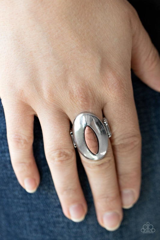 Mesmerizing BLAZE Brown Ring - Jewelry by Bretta