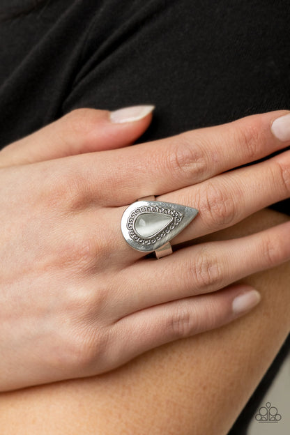 Earthy Glow White Ring - Jewelry by Bretta