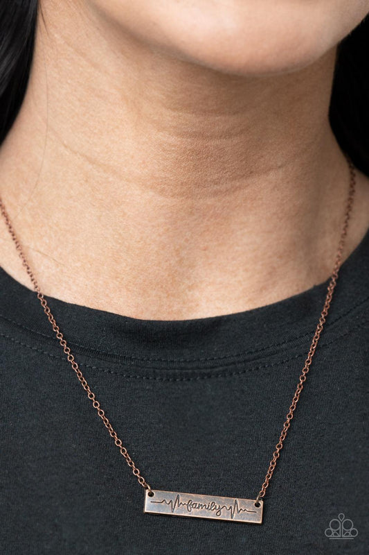 Living The Mom Life Copper Necklace - Jewelry by Bretta