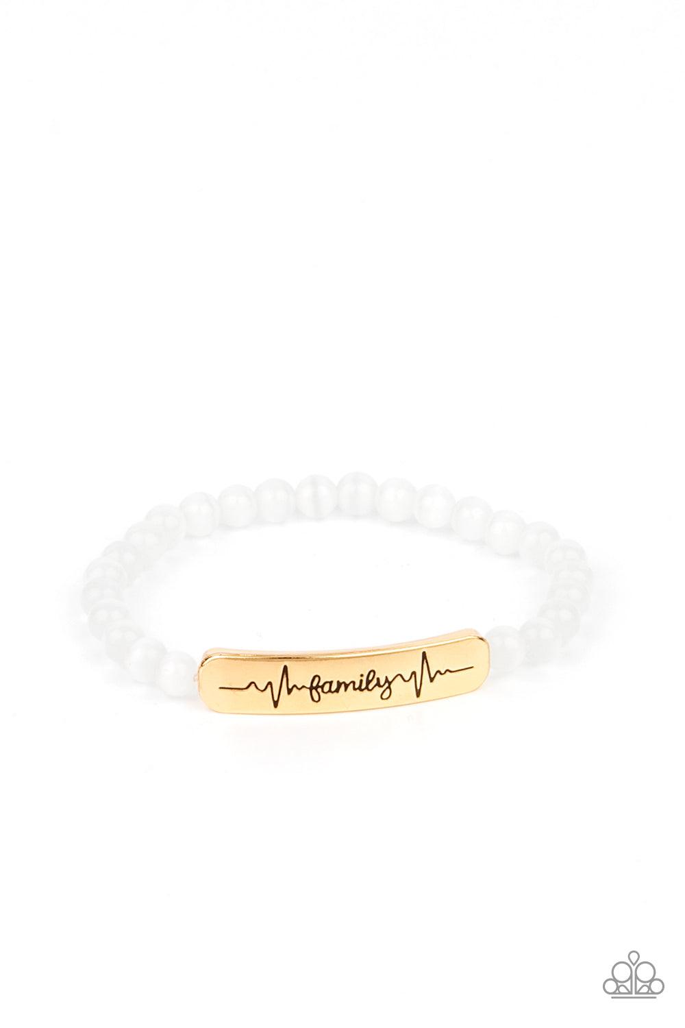 Family is Forever Gold Bracelet - Jewelry by Bretta