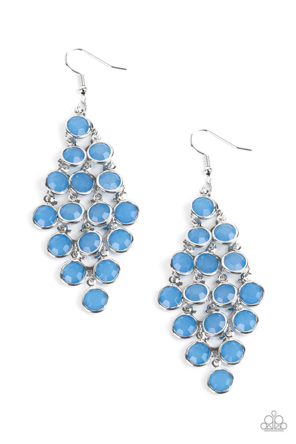 With All DEW Respect Blue Earrings - Jewelry by Bretta