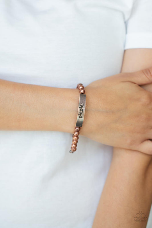 Mom Squad Copper Bracelet - Jewelry by Bretta