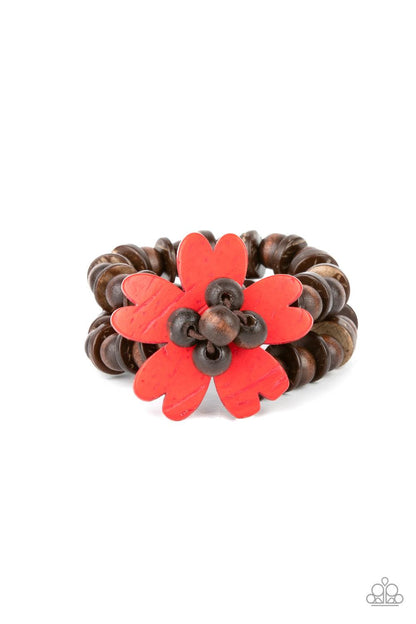 Tropical Flavor Red Bracelet - Jewelry by Bretta