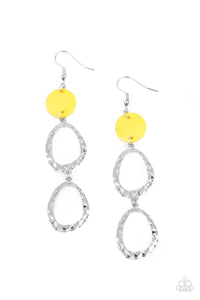 Surfside Shimmer Yellow Earrings - Jewelry by Bretta