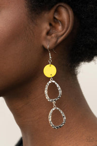 Surfside Shimmer Yellow Earrings - Jewelry by Bretta