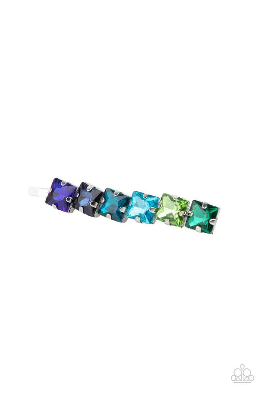 Prismatically Pinned Multi Hair Clip - Jewelry by Bretta