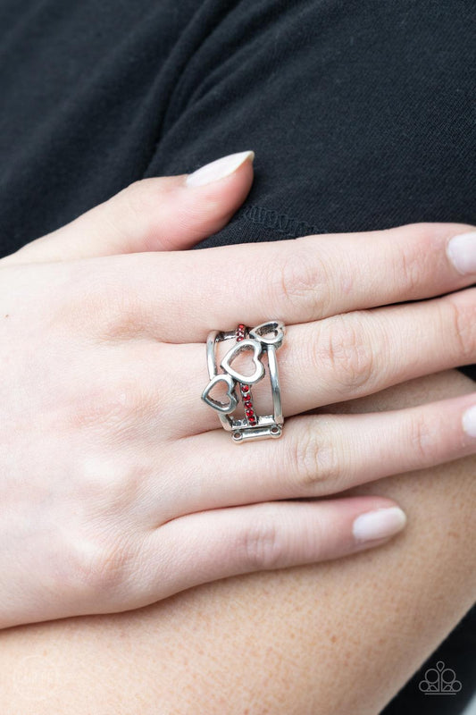 Give Me AMOR Red Ring - Jewelry by Bretta