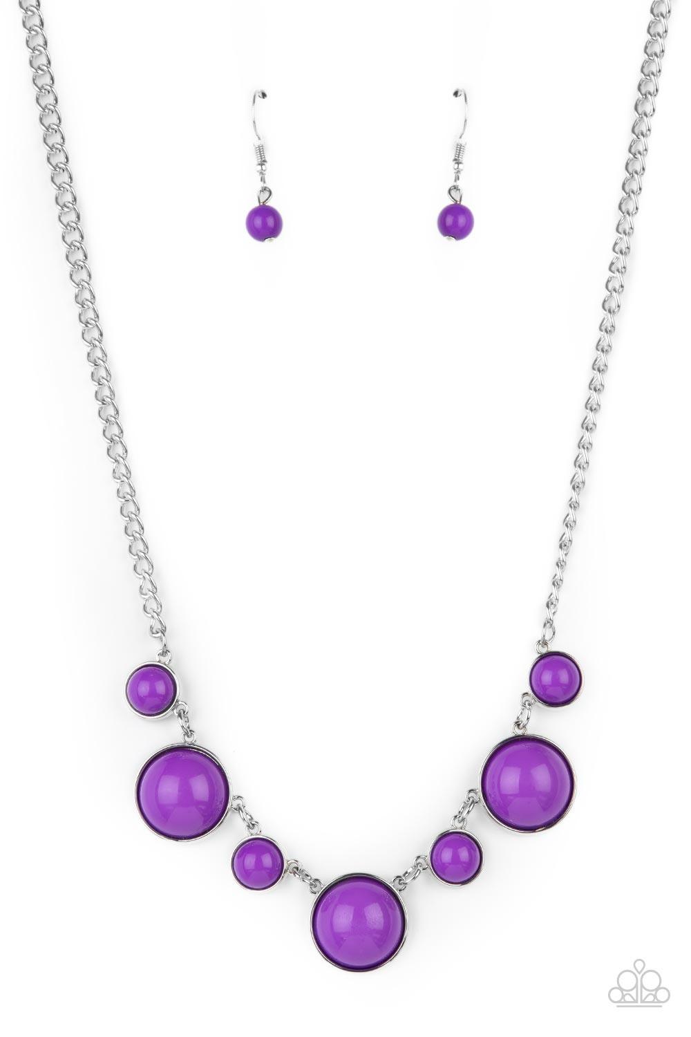 Prismatically POP-tastic Purple Necklace - Jewelry by Bretta