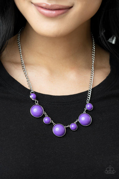 Prismatically POP-tastic Purple Necklace - Jewelry by Bretta