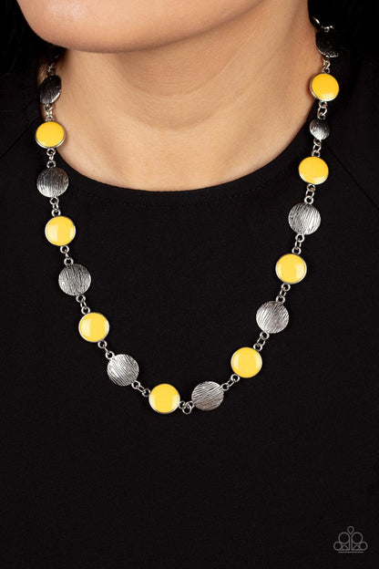 Harmonizing Hotspot Yellow Necklace - Jewelry by Bretta