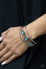 Desert Diamondback Blue Bracelet - Jewelry by Bretta