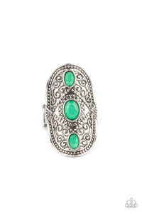 Promenade Paradise Green Ring - Jewelry by Bretta