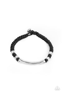 Grounded in Grit - Black Bracelet - Jewelry By Bretta