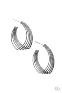 Industrial Illusion Black Earrings - Jewelry by Bretta