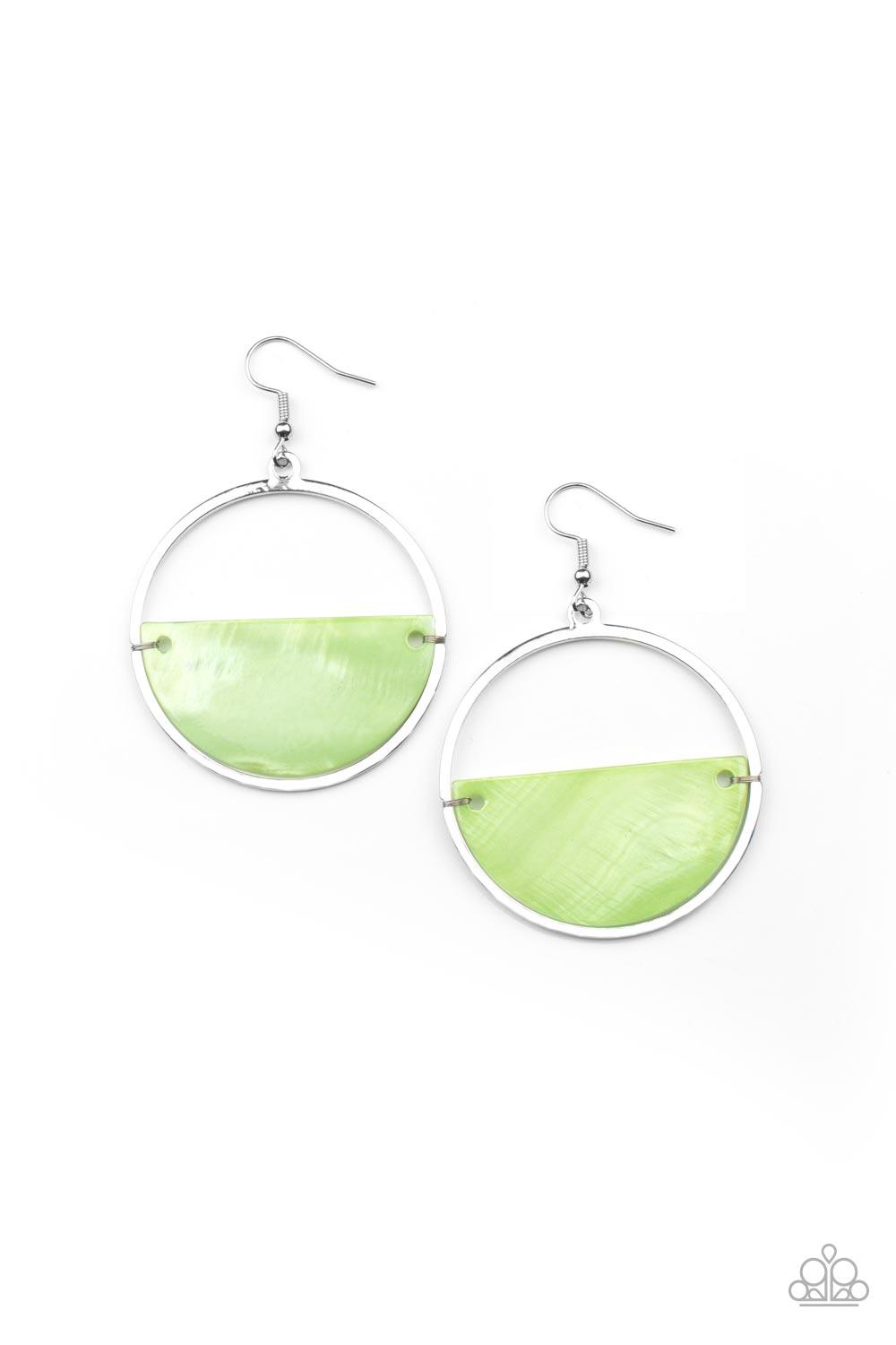 Seashore Vibes Green Earrings - Jewelry by Bretta