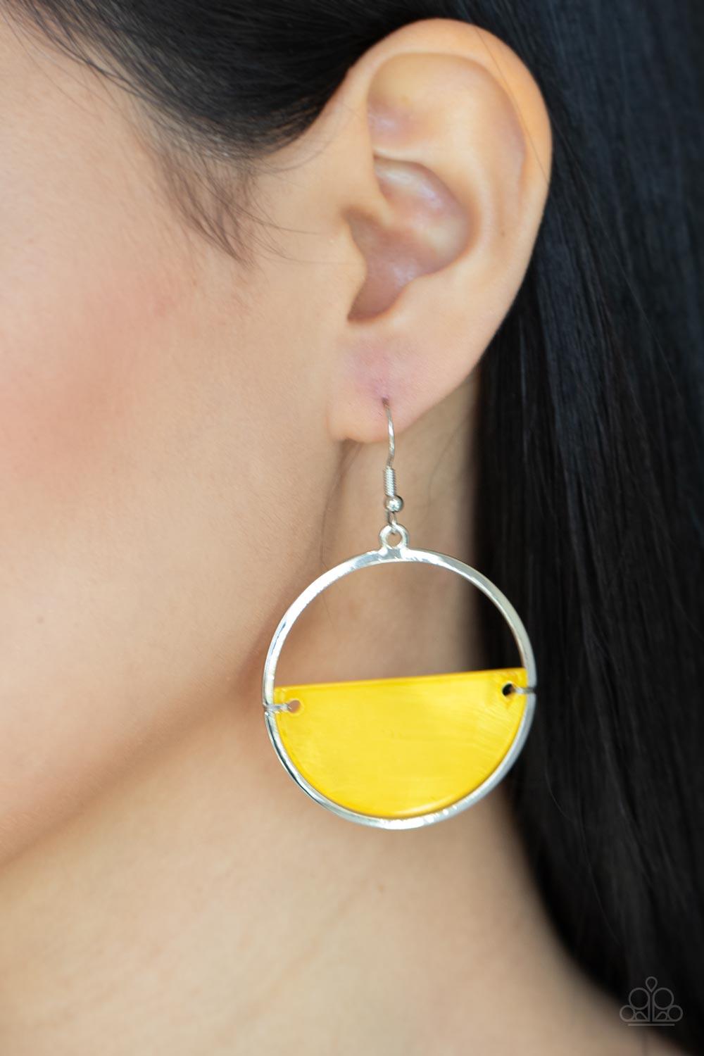 Seashore Vibes Yellow Earrings - Jewelry by Bretta