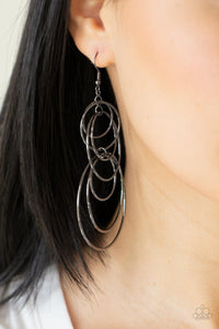 I Feel Dizzy Black Earrings - Jewelry by Bretta