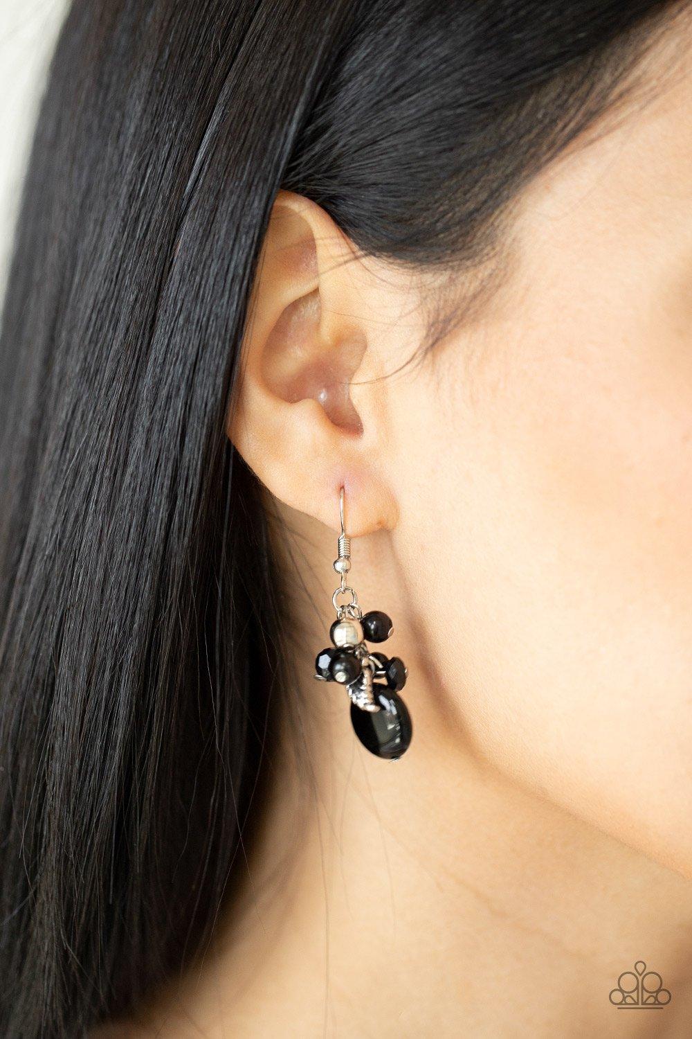 Whimsically Musical - Black Earrings - Jewelry By Bretta