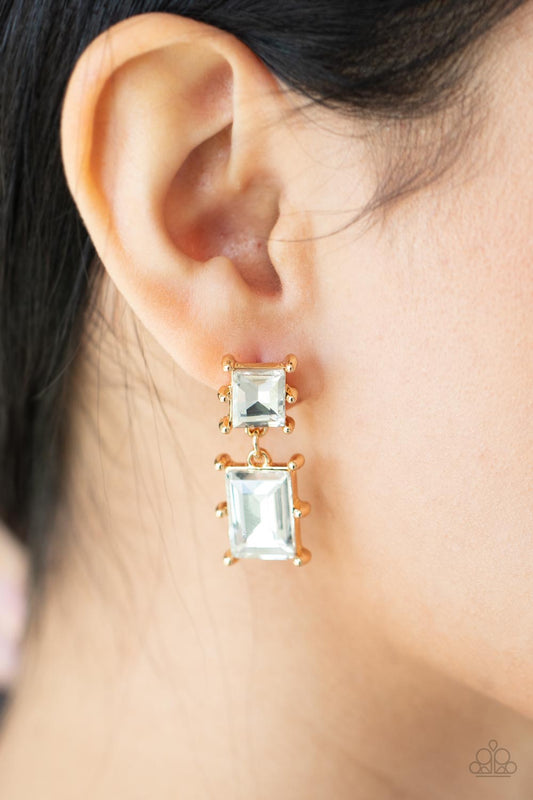 Cosmic Queen Gold Earrings - Jewelry by Bretta