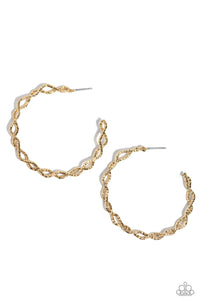 Haute Helix Gold Hoop Earrings - Jewelry by Bretta