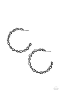 Haute Helix Black Hoop Earrings - Jewelry by Bretta