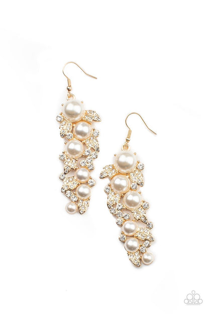 The Party Has Arrived Gold Earrings - Jewelry by Bretta