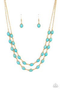 Sahara Safari Blue Necklace - Jewelry by Bretta - Jewelry by Bretta