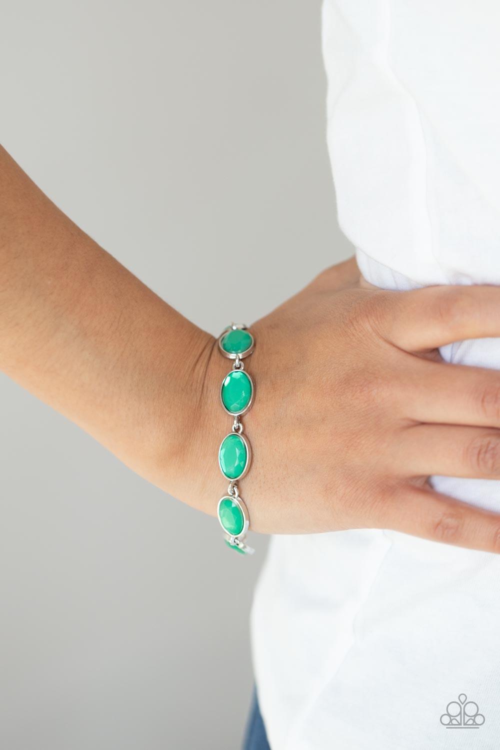 Smooth Move Green Bracelet - Jewelry by Bretta