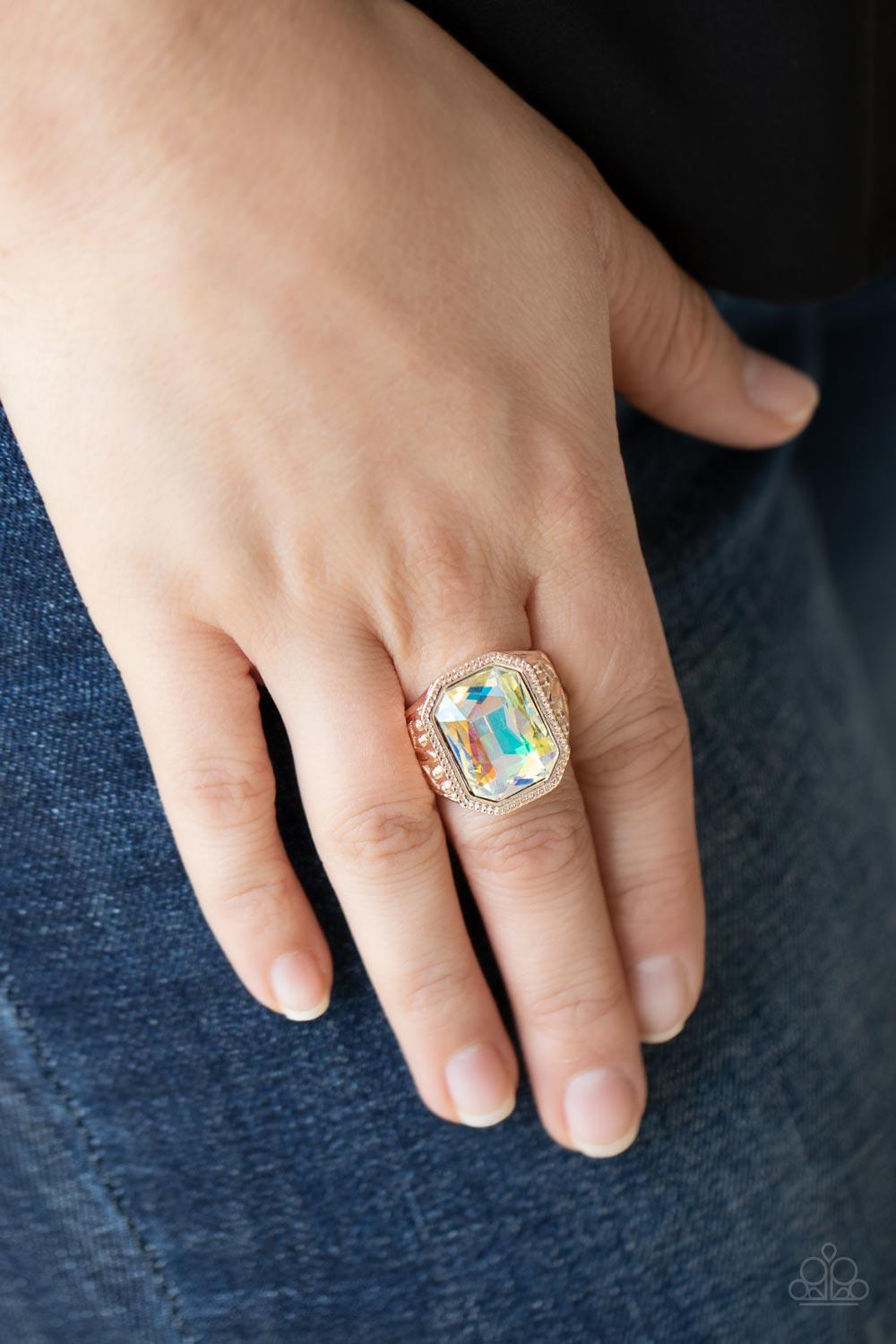 Galaxy Goddess Rose Gold Ring - Jewelry by Bretta