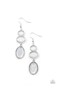 Tiers Of Tranquility White Earrings - Jewelry by Bretta