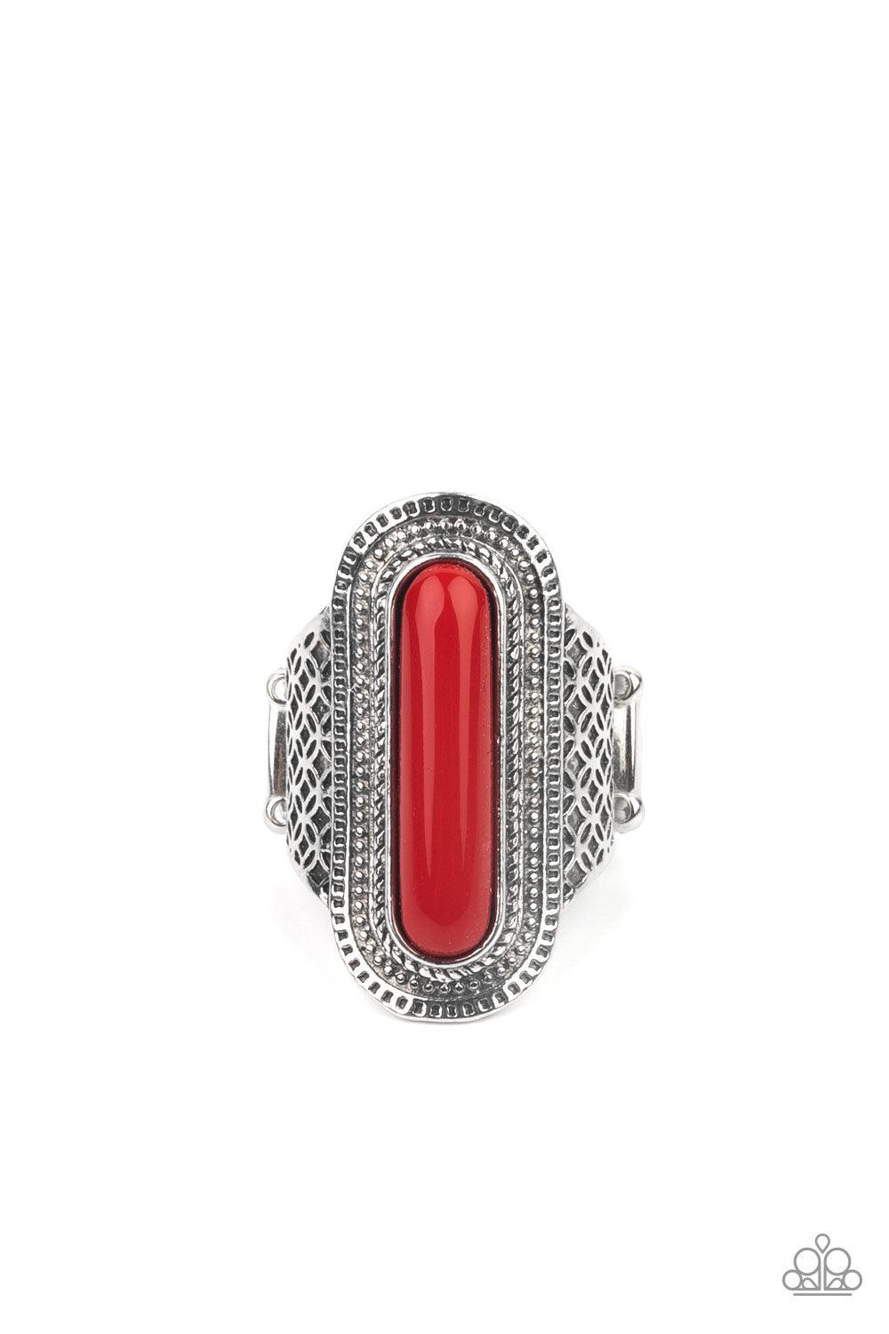 Dubai Distraction Red Ring - Jewelry by Bretta