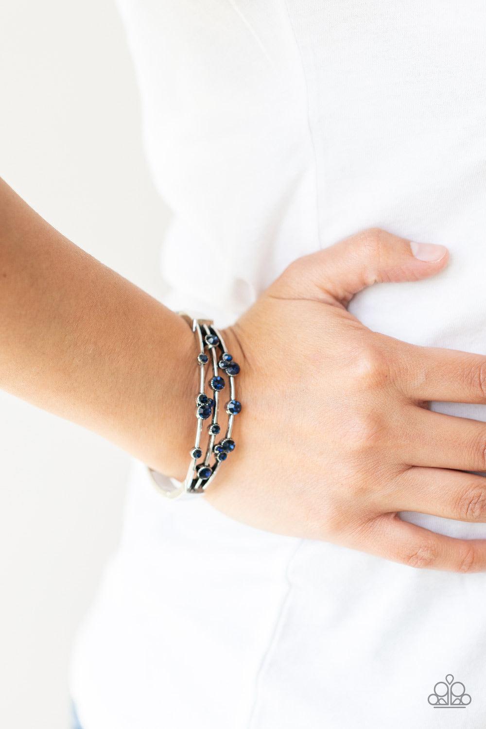 Cosmic Candescence Blue Bracelet - Jewelry by Bretta