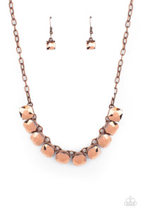 Radiance Squared Copper Necklace - Jewelry by Bretta