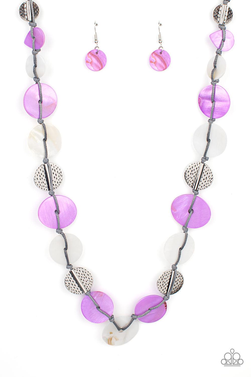 Seashore Spa Purple Necklace Jewelry by Bretta
