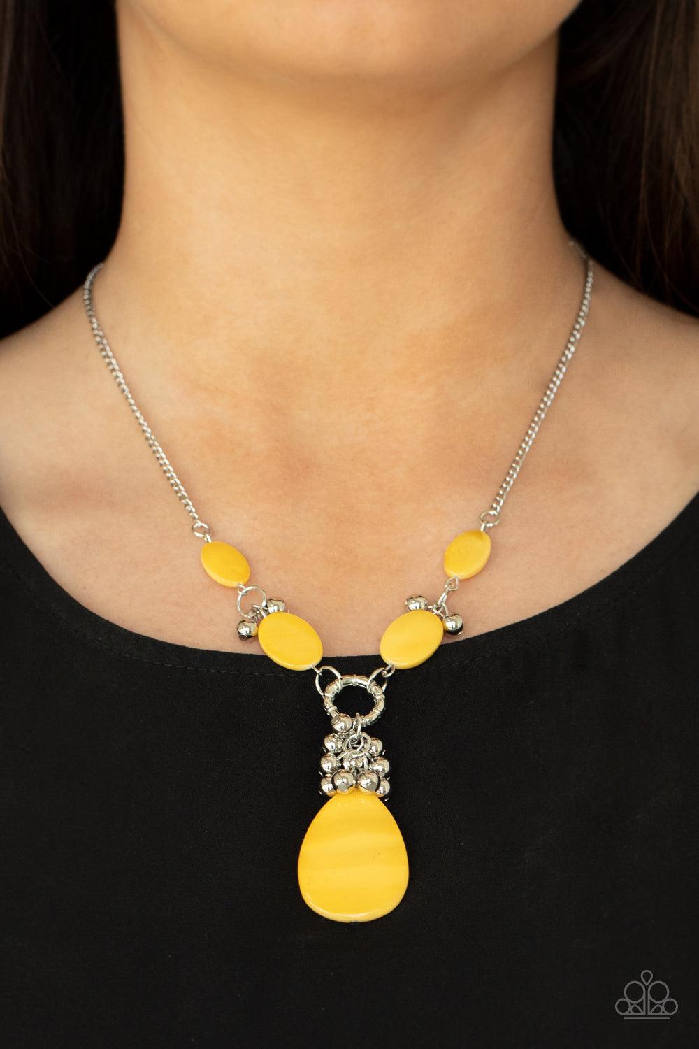 Summer Idol Yellow Necklace - Jewelry by Bretta