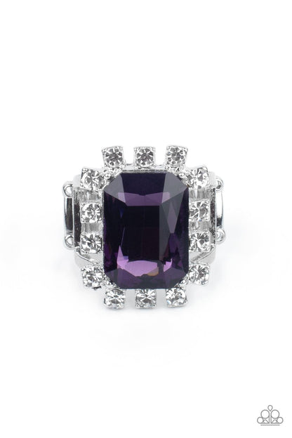 Galactic Glamour Purple Ring - Jewelry by Bretta