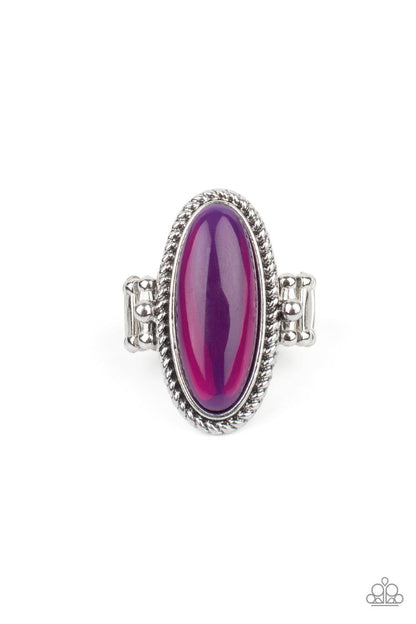 Oval Oasis Purple Ring - Jewelry by Bretta