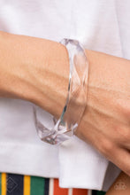 Clear-Cut Couture White Bracelet - Jewelry by Bretta