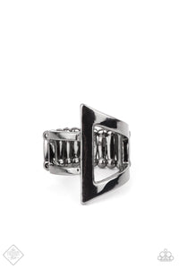 Rebel Edge Black Ring - Jewelry by Bretta