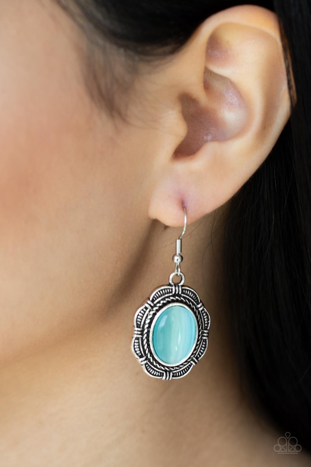 Garden Party Perfection Blue Earrings - Jewelry by Bretta