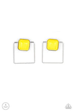 FLAIR and Square Yellow Earrings - Jewelry by Bretta