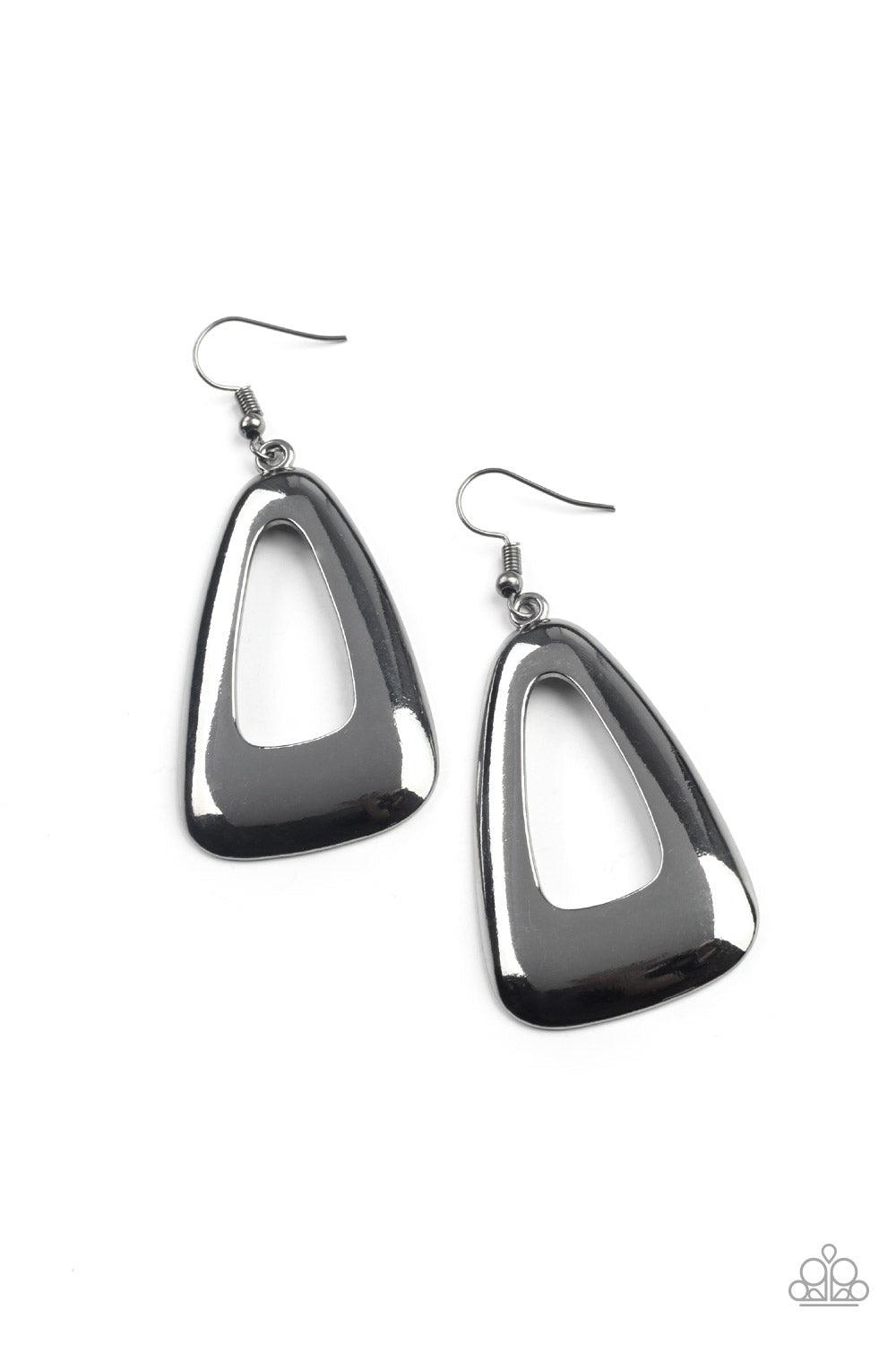 Irresistibly Industrial Black Earrings - Jewelry by Bretta