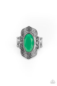 Taj Mahal Trendsetter Green Ring - Jewelry by Bretta