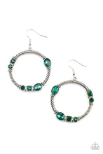 Glamorous Garland Green Earrings - Jewelry by Bretta