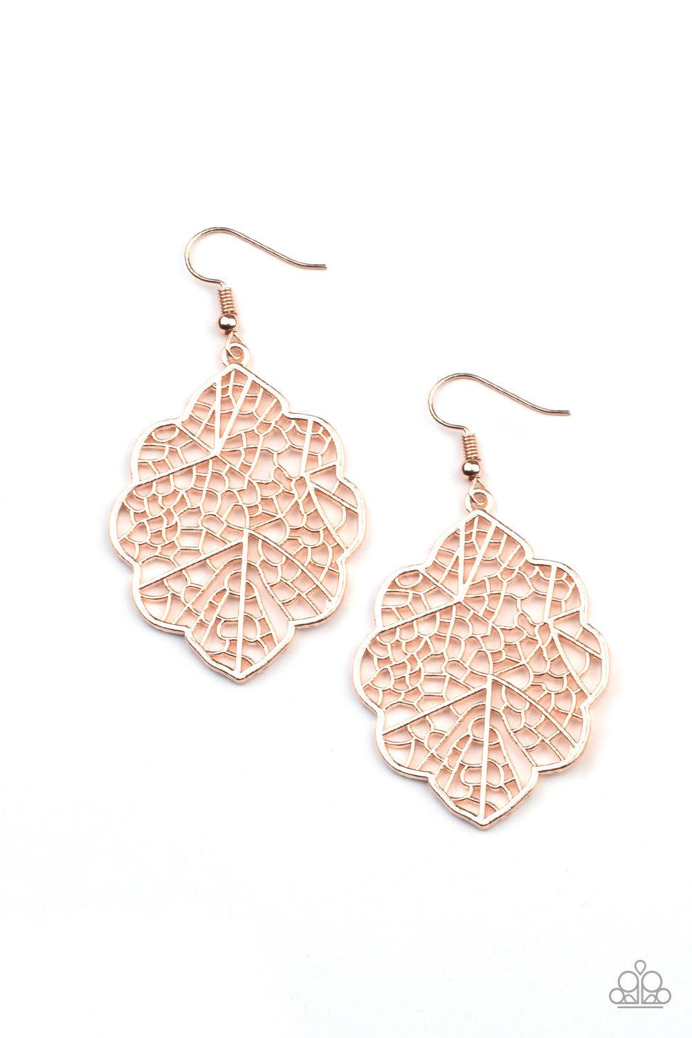 Meadow Mosaic Rose Gold Earrings - Jewelry by Bretta