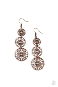 Gazebo Garden Copper Earrings - Jewelry by Bretta