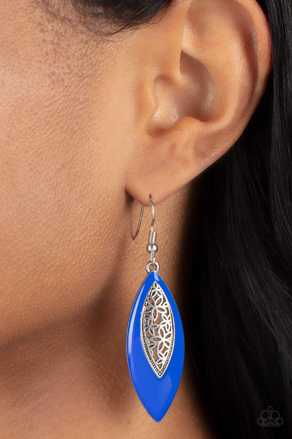 Venetian Vanity Blue Earrings - Jewelry by Bretta