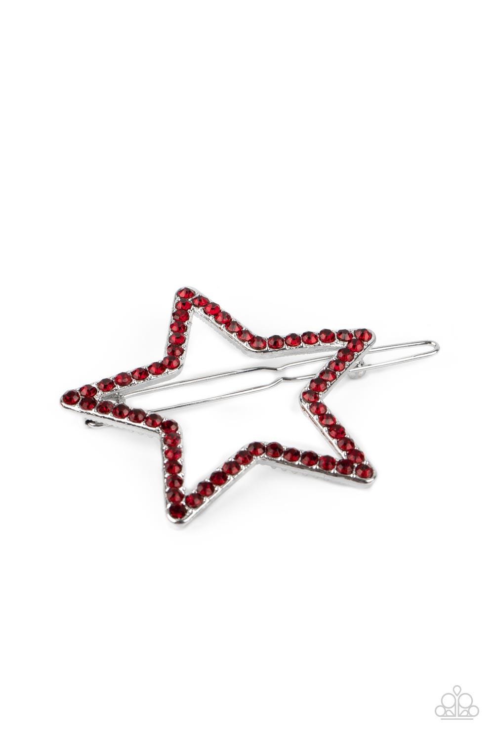 Stellar Standout Red Hair Clip - Jewelry by Bretta - Jewelry by Bretta