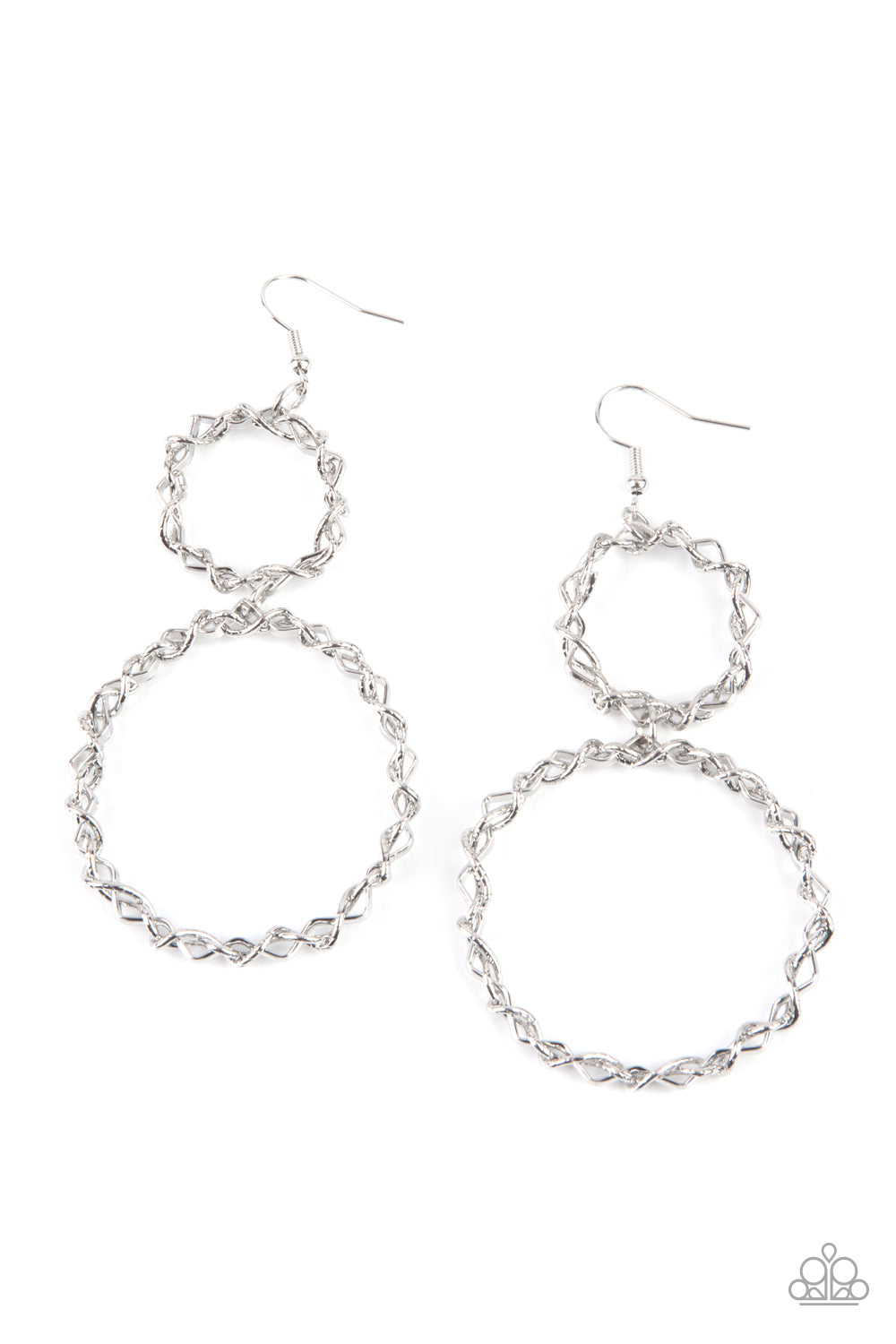 Twist of FABULOUS Silver Earrings - Jewelry by Bretta